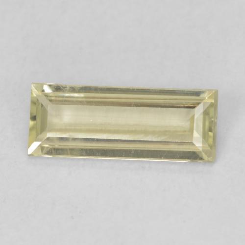 Diaspore Couleur Changeant Jaune clair naturelle Baquette, 0.69 ct, VVS-VS