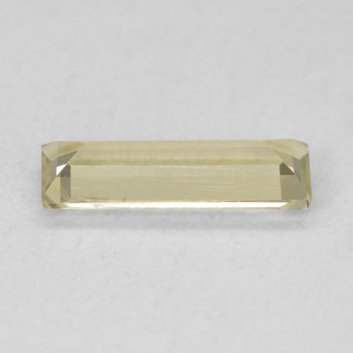 Diaspore Couleur Changeant Jaune clair naturelle Baquette, 0.69 ct, VVS-VS