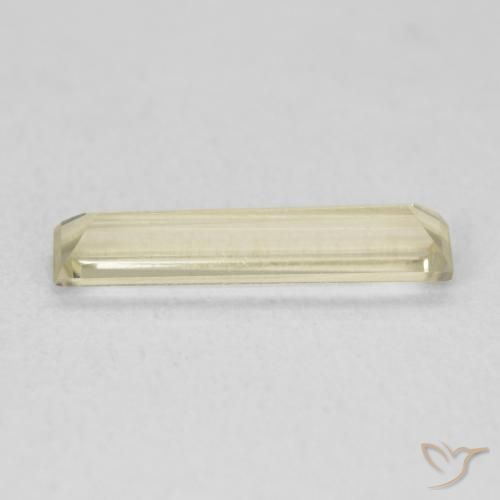 Diaspore Couleur Changeant Jaune clair naturelle Baquette, 0.79 ct, VVS-VS