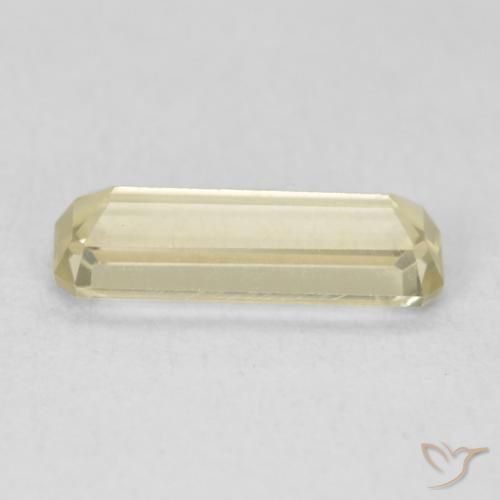 Diaspore Couleur Changeant Jaune moelleux naturelle Octogone / coupe Émeraude, 1.05 ct, VVS-VS