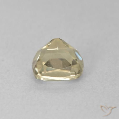 Diaspore Couleur Changeant Jaune clair naturelle Coussin, 0.67 ct, VVS-VS