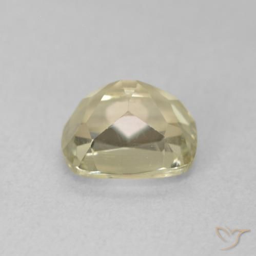 Diaspore Couleur Changeant Jaune chaud naturelle Coussin, 1.00 ct, VVS-VS