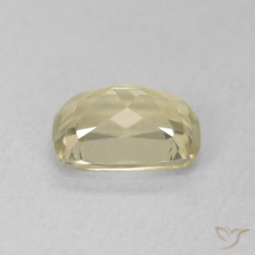 Diaspore Couleur Changeant Jaune clair naturelle Coussin, 0.96 ct, VVS-VS