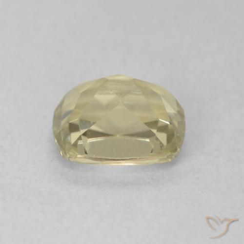 Diaspore Couleur Changeant Jaune clair naturelle Coussin, 0.96 ct, VVS-VS
