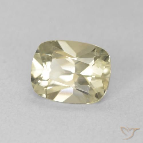 Diaspore Couleur Changeant Beige jaune naturelle Coussin, 0.86 ct, VVS-VS