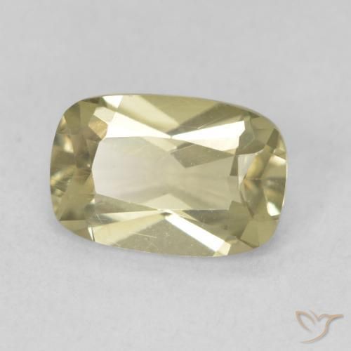 Diaspore Couleur Changeant Jaune chaud naturelle Coussin, 1.51 ct, VVS-VS