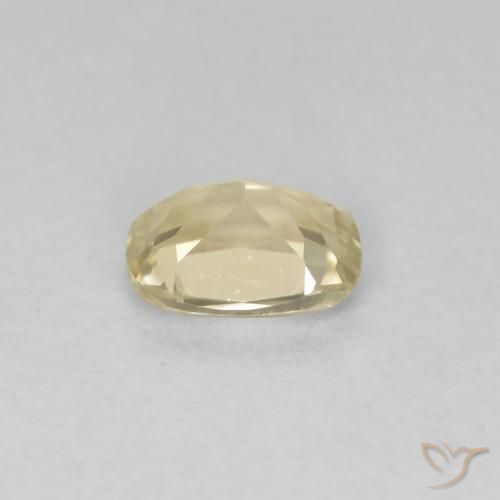 Diaspore Couleur Changeant Jaune clair naturelle Coussin, 0.48 ct, VVS-VS
