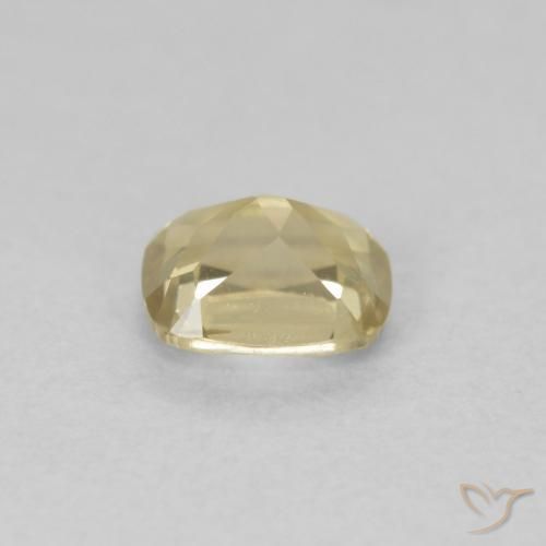 Diaspore Couleur Changeant Jaune clair naturelle Coussin, 0.63 ct, VVS-VS