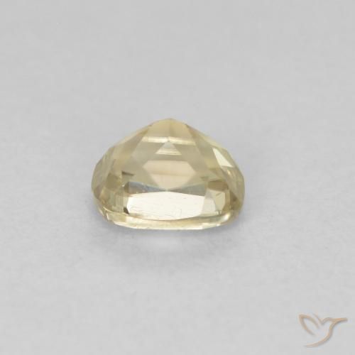 Diaspore Couleur Changeant Jaune clair naturelle Coussin, 0.53 ct, VVS-VS