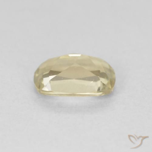 Diaspore Couleur Changeant Jaune clair naturelle Coussin, 0.74 ct, VVS-VS