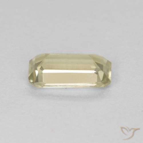 Diaspore Couleur Changeant Vert jaunâtre naturelle Octogone / coupe Émeraude, 0.74 ct, VS