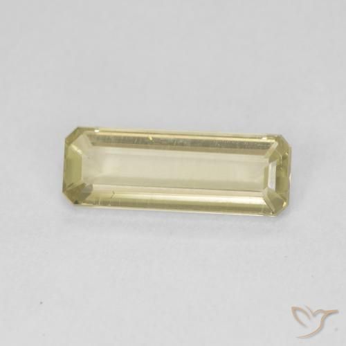 Diaspore Couleur Changeant Jaune moelleux naturelle Octogone / coupe Émeraude, 1.40 ct, VS