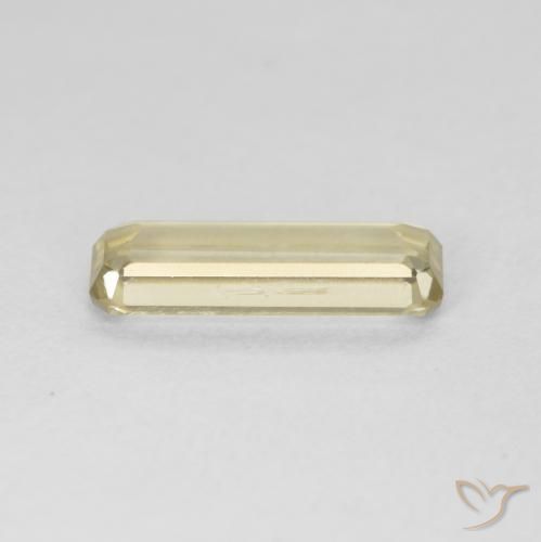 Diaspore Couleur Changeant Jaune moelleux naturelle Octogone / coupe Émeraude, 1.40 ct, VS