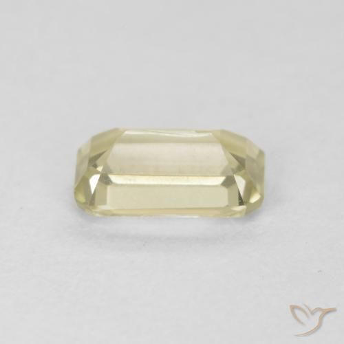 Diaspore Couleur Changeant Jaune moelleux naturelle Octogone / coupe Émeraude, 0.64 ct, VVS-VS