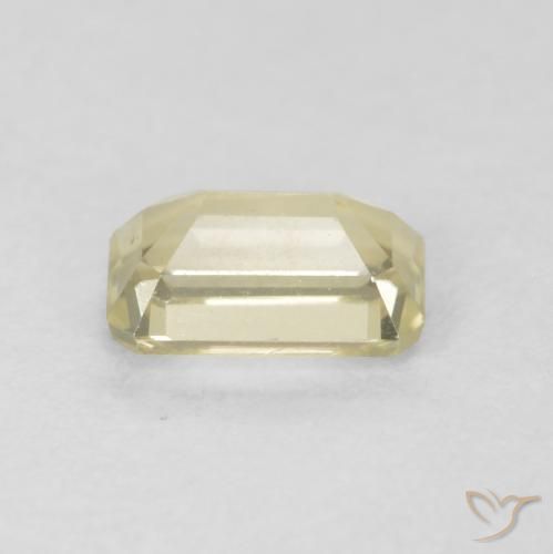 Diaspore Couleur Changeant Jaune moelleux naturelle Octogone / coupe Émeraude, 0.63 ct, VVS-VS