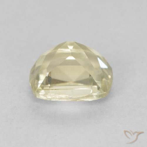 Diaspore Couleur Changeant Jaune clair naturelle Coussin, 0.73 ct, VS