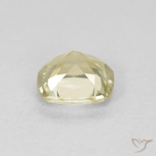 Diaspore Couleur Changeant Jaune clair naturelle Coussin, 0.75 ct, VS