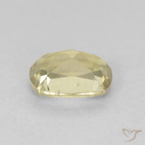 Diaspore Couleur Changeant Jaune clair naturelle Coussin, 0.78 ct, VS
