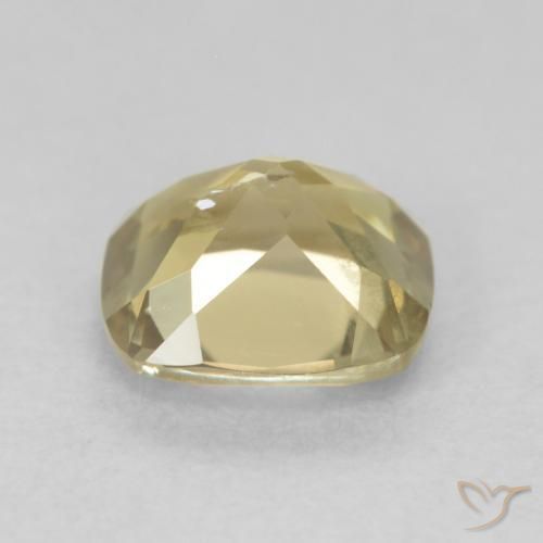 Diaspore Couleur Changeant Jaune clair naturelle Coussin, 1.20 ct, VS