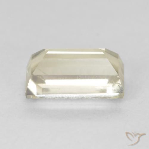 Diaspore Couleur Changeant Jaune très clair naturelle Baquette, 0.90 ct, VS