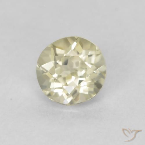 Diaspore Couleur Changeant Jaune clair naturelle Tour, 0.30 ct, VS