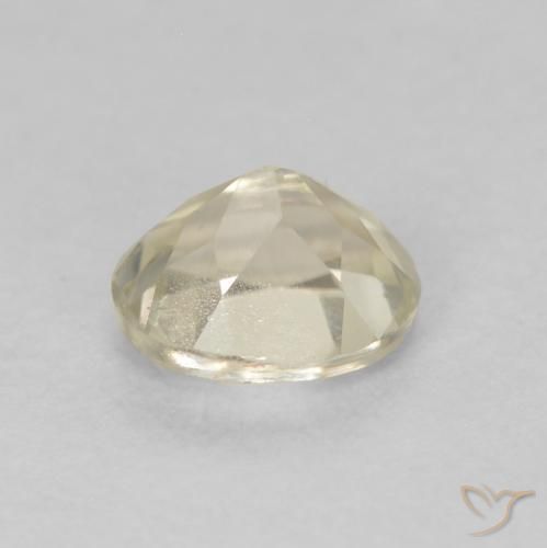 Diaspore Couleur Changeant Jaune clair naturelle ovale, 0.60 ct, VS