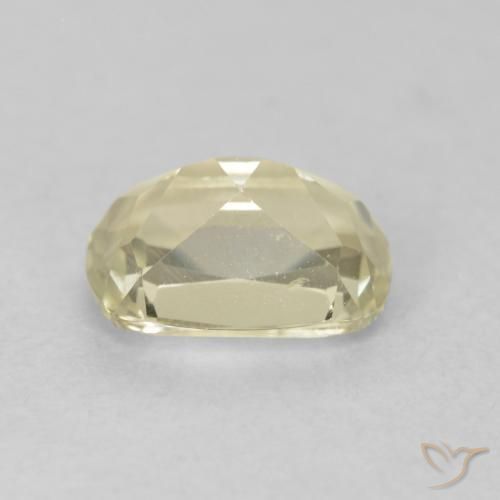 Diaspore Couleur Changeant Jaune clair naturelle Coussin, 0.97 ct, VVS