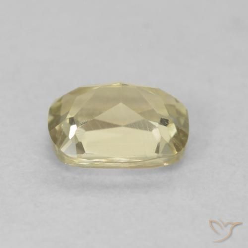 Diaspore Couleur Changeant Jaune clair naturelle Coussin, 0.56 ct, VVS