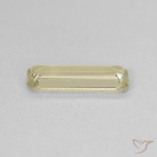Diaspore Couleur Changeant Vert jaunâtre naturelle Octogone / coupe Émeraude, 1.14 ct, VVS-VS