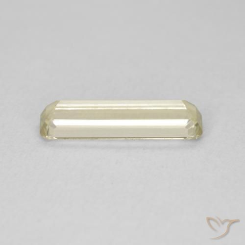 Diaspore Couleur Changeant Jaune moelleux naturelle Octogone / coupe Émeraude, 1.26 ct, VVS