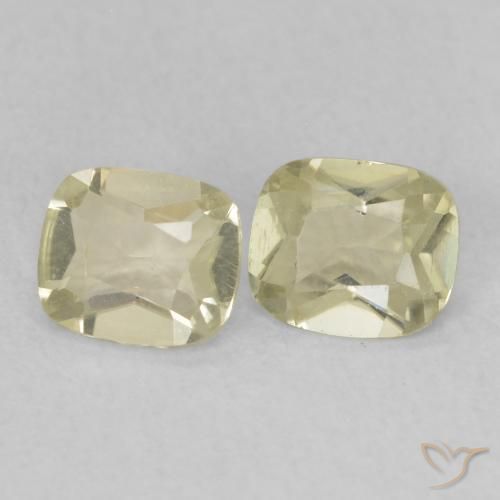 Shop natural 0.73ct Jaune clair Diaspore Couleur Changeant gems, Coussin, from Turquie at GemSelect. In stock, global shipping!