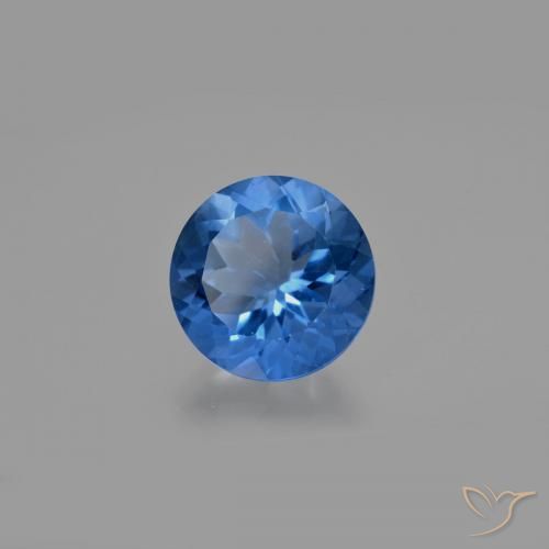 Fluorite avec changement de couleur Bleu foncé naturelle Tour, 12.25 ct, VS