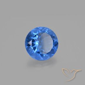 Fluorite avec changement de couleur Bleu foncé naturelle Tour, 13.19 ct, VS