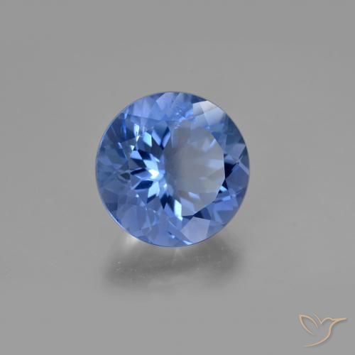 Fluorite avec changement de couleur Bleu foncé naturelle Tour, 14.74 ct, VS