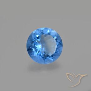 Fluorite avec changement de couleur Bleu égyptien naturelle Tour, 13.41 ct, VS