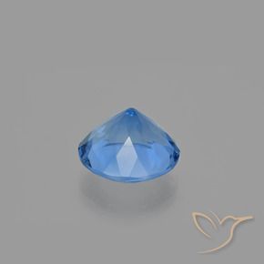 Fluorite avec changement de couleur Bleu égyptien naturelle Tour, 13.41 ct, VS