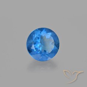 Fluorite avec changement de couleur Bleu vif naturelle Tour, 12.83 ct, VS