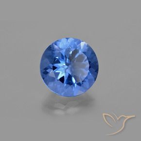 Fluorite avec changement de couleur Bleu égyptien naturelle Tour, 11.44 ct, VS