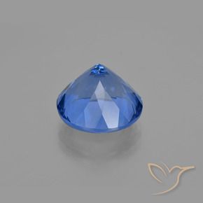 Fluorite avec changement de couleur Bleu moyen naturelle Coupe roude, 14.68 ct, VS