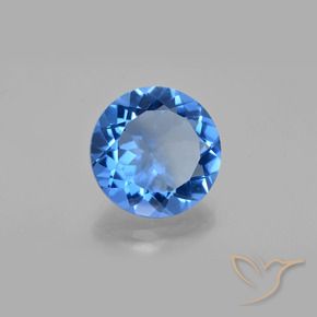 Fluorite avec changement de couleur Bleu vif naturelle Tour, 12.64 ct, VS