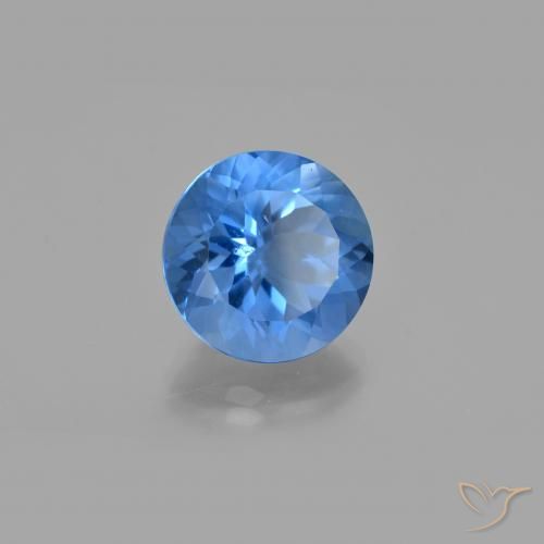 Fluorite avec changement de couleur Bleu égyptien naturelle Tour, 11.82 ct, VS