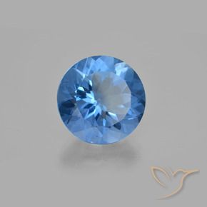 Fluorite avec changement de couleur Bleu vif naturelle Tour, 14.01 ct, VS