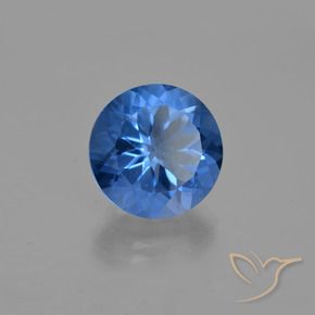 Fluorite avec changement de couleur Bleu foncé naturelle Tour, 14.16 ct, VS