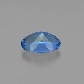 Fluorite avec changement de couleur Bleu marine foncé naturelle Coupe ovale, 20.59 ct, VS