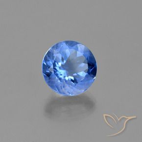 Fluorite avec changement de couleur Bleu vif naturelle Tour, 11.73 ct, VS