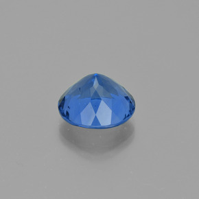 Fluorite à changement de couleur bleue naturelle coupe roude, 11,21 ct, VS