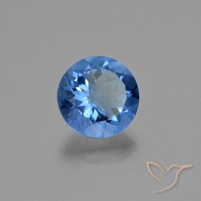 Fluorite avec changement de couleur Bleu marine intense naturelle Tour, 13.83 ct, VVS-VS