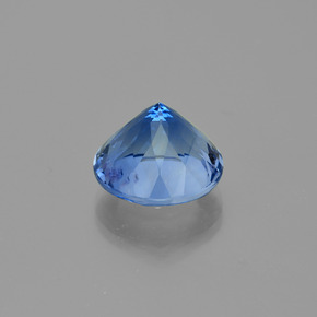 Fluorite avec changement de couleur Bleu marine intense naturelle Coupe roude, 14.53 ct, VS