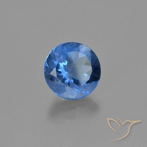 Fluorite avec changement de couleur Bleu foncé naturelle Tour, 11.83 ct, VS