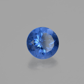 Fluorite avec changement de couleur Violet-Bleu naturelle Coupe roude, 10.61 ct, VVS-VS